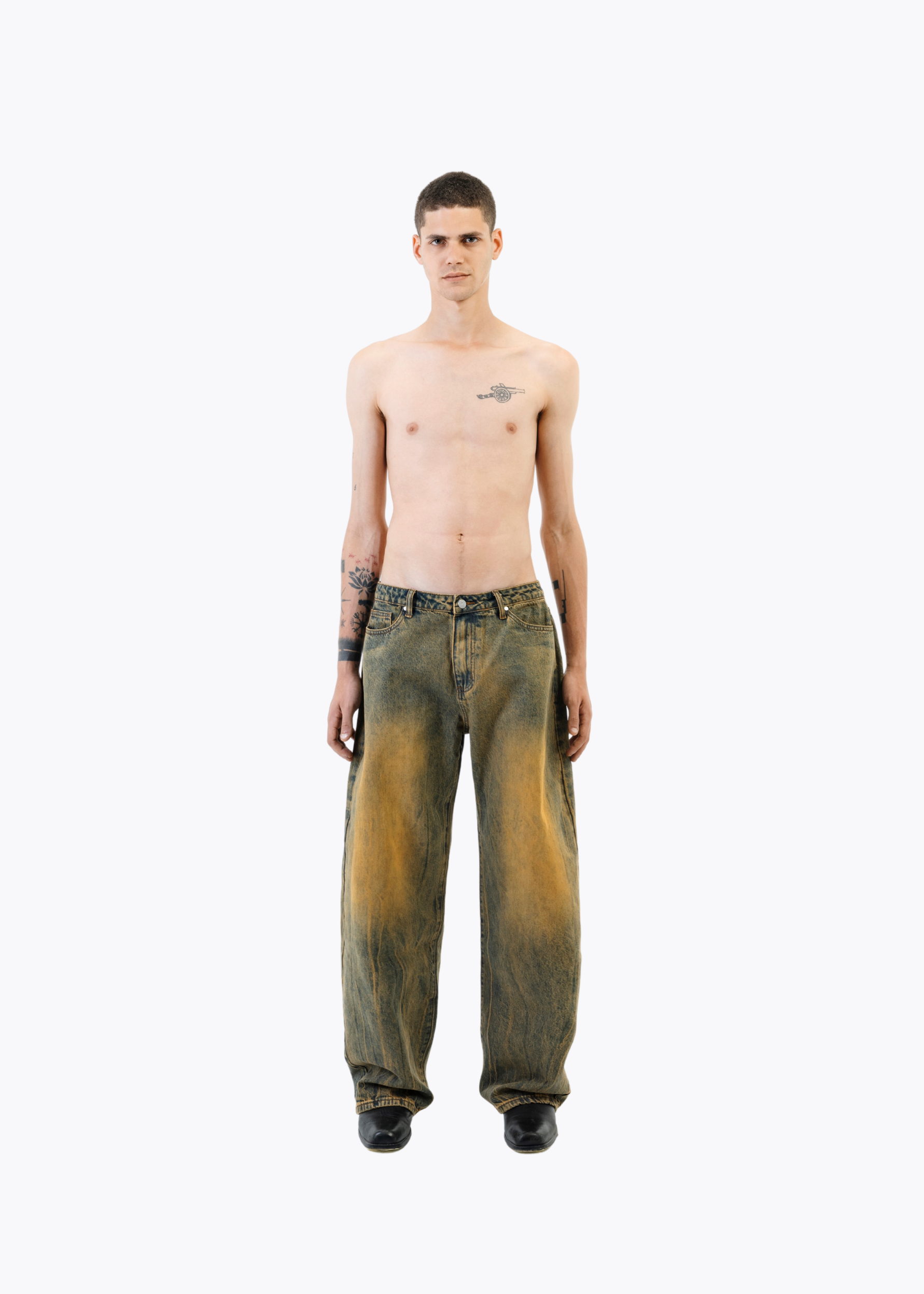 Solar Wash Baggy Jeans