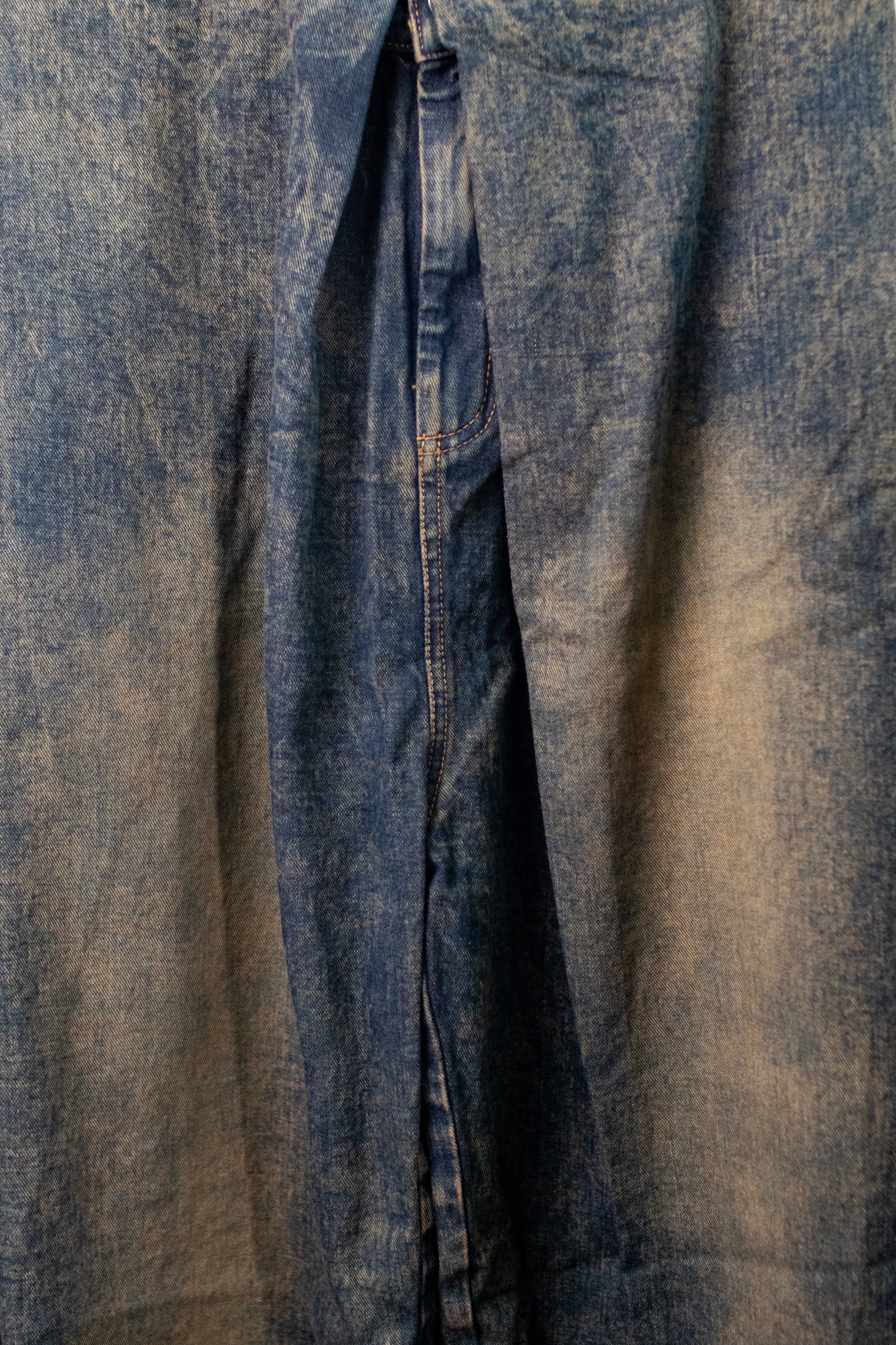 Faded Wash Denim Pant